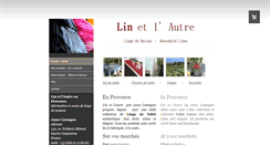 Desktop Screenshot of lin-et-lautre-en-provence.com